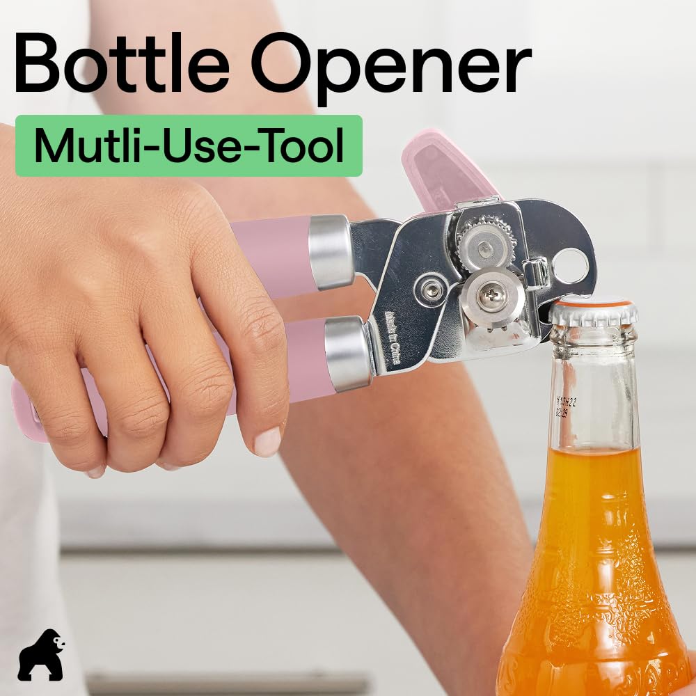 GORILLA GRIP seven-inch opener fits most cans and bottles.