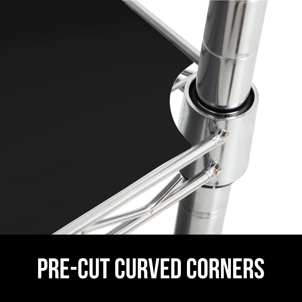 Gorilla Grip ShelfGuard liner ideal for kitchen cabinets and pantries.