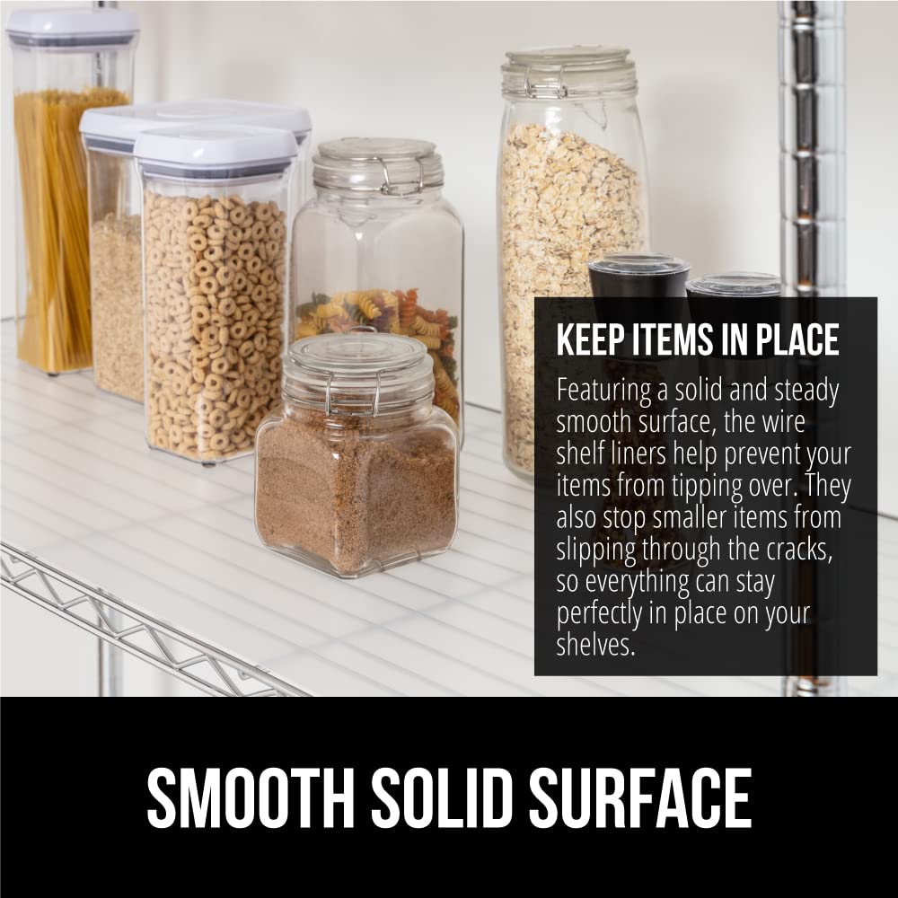 GORILLA GRIP ShelfGuard smooth surface keeps items stable and visible