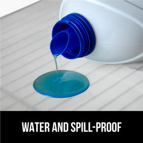 GORILLA GRIP ShelfGuard spillproof design makes cleanup easier
