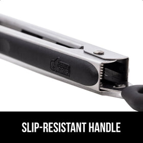 GORILLA GRIP silicone scalloped edges protect nonstick cookware.