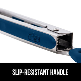 GORILLA GRIP slip-resistant handle ensures a secure grip while cooking.