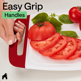 GORILLA GRIP small board convenient for herbs and garnish work.
