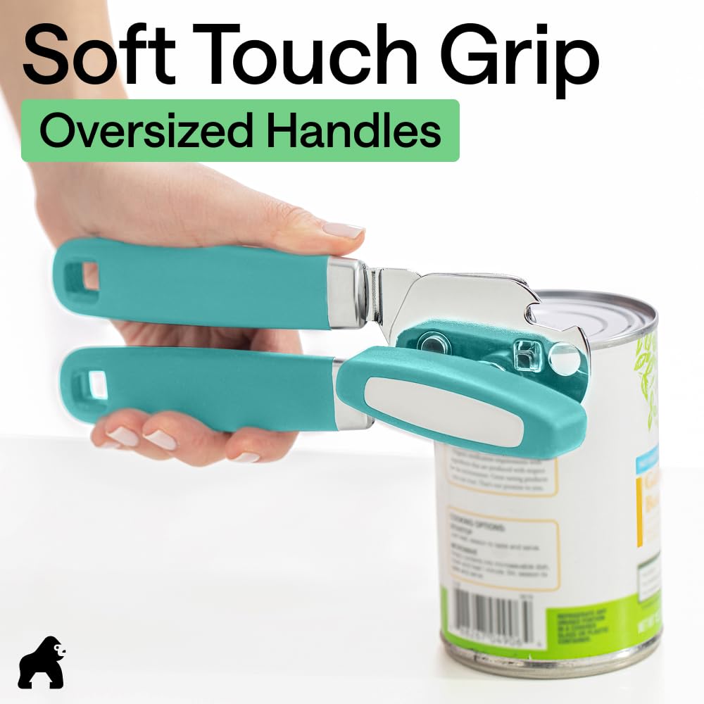 GORILLA GRIP soft-touch handles provide a cushioned, slip-resistant grip.