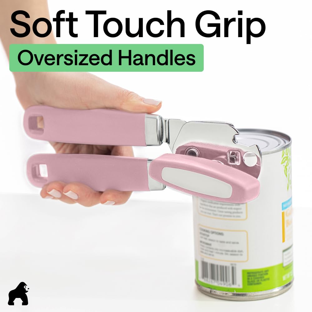 GORILLA GRIP soft-touch handles provide a slip-resistant grip.