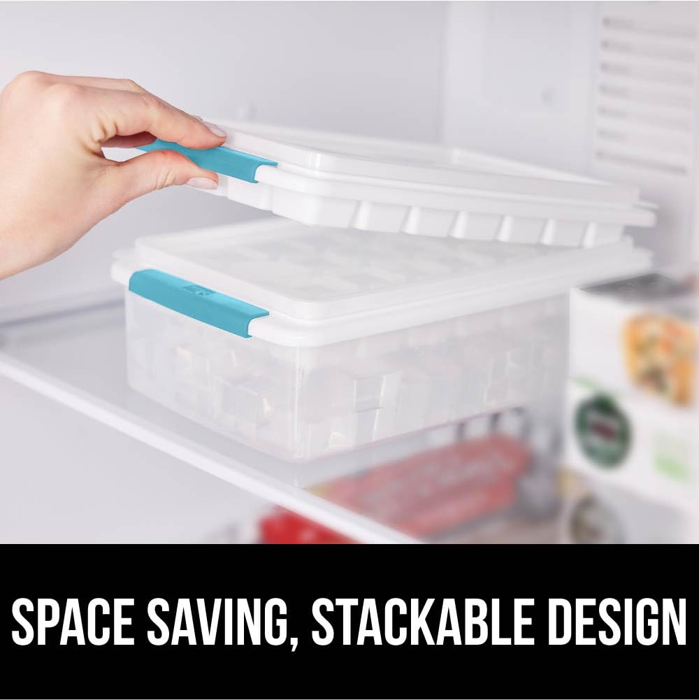GORILLA GRIP stackable freezer design saves space