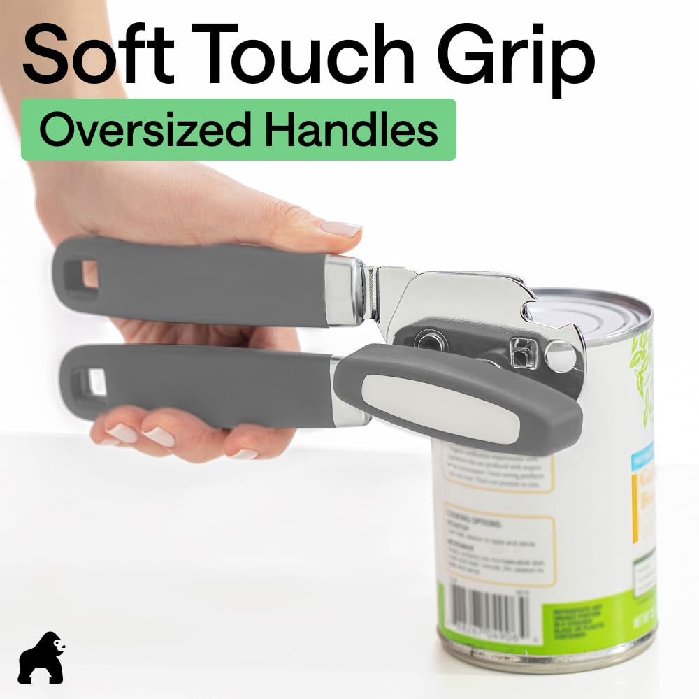 GORILLA GRIP stainless steel blade shows durable rust resistant construction