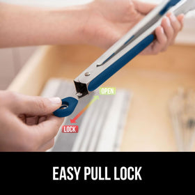 GORILLA GRIP durable stainless steel construction for heavy-duty tasks.