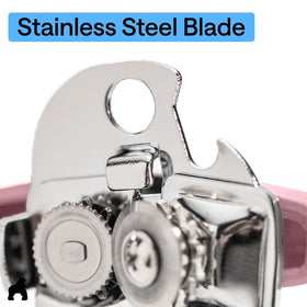 GORILLA GRIP stainless-steel construction stands up to daily use.