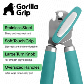 GORILLA GRIP stainless steel cutting wheel delivers sharp, durable cuts.