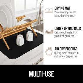 Gorilla Grip thick foam cushioning protects counters and delicate items