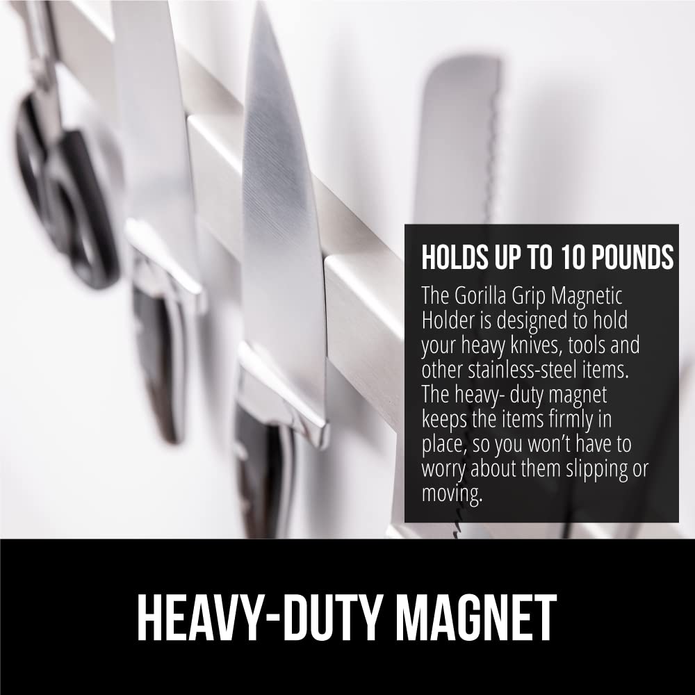 GORILLA GRIP mounting hardware included for secure wall mounting