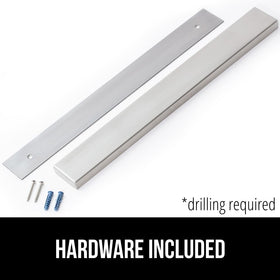 GORILLA GRIP wall-mount includes hardware for secure, quick installation.