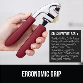 GORILLA GRIP zinc-alloy-chamber delivers durable crushing power