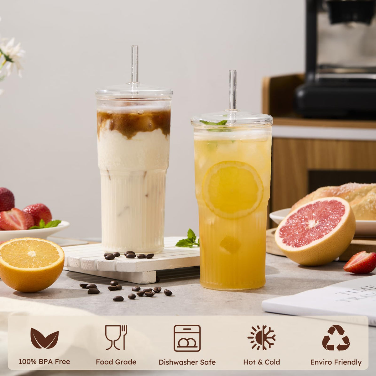 GOSCHE borosilicate, lead-free and dishwasher-safe glass