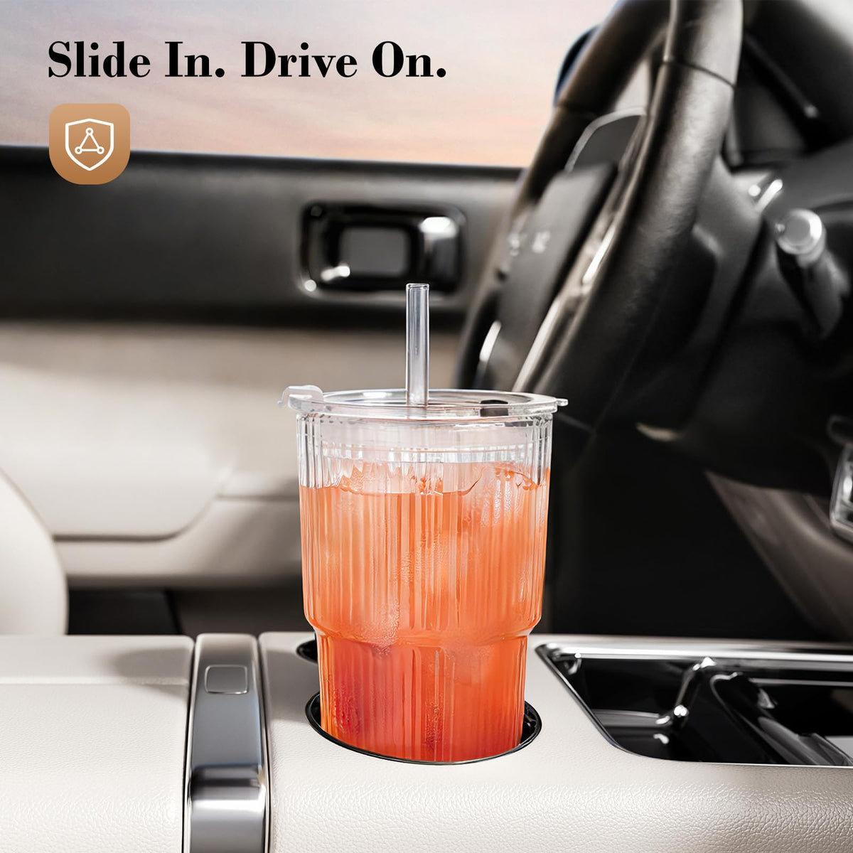 GOSCHE thickened glass tumbler is dishwasher safe for easy cleaning.