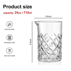 GOSDENG diamond grip design improves grip while stirring cocktails.