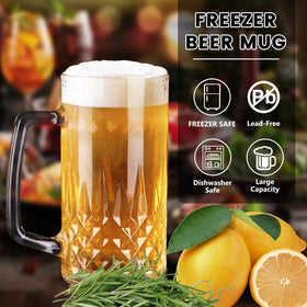 GOSDENG four-pack freezer-safe mugs ideal for entertaining and daily use
