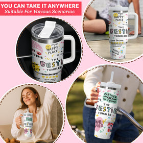 Gossby The Bestie 30oz tumbler in gift-ready packaging for birthdays.