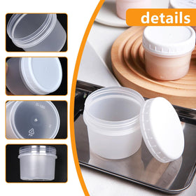 GothaBach stackable jars in a kitchen cabinet save space.