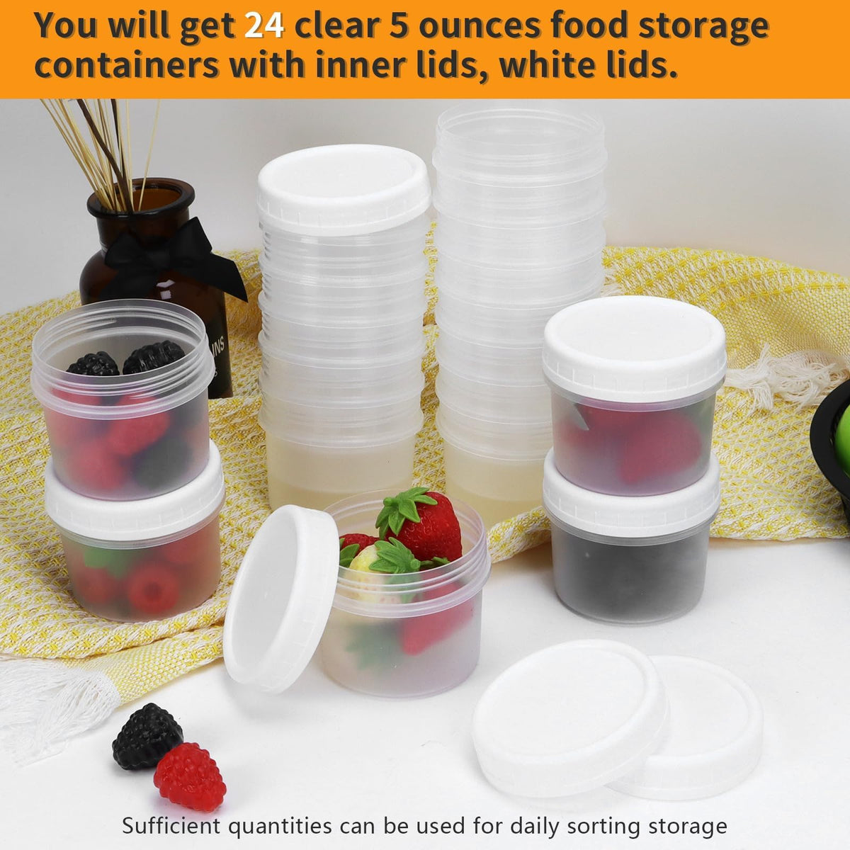 GothaBach transparent jars help quick content recognition.