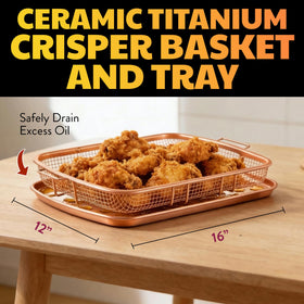 Gotham Steel crisper tray basket designed to deliver crisp results.