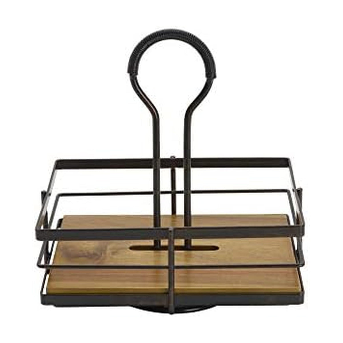 Gourmet Basics by Mikasa Nova caddy with top handle for easy serving from kitchen to table