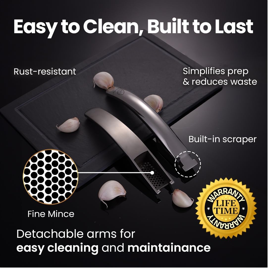 Gourmet Easy 304 stainless steel construction ensures durable kitchen tool.