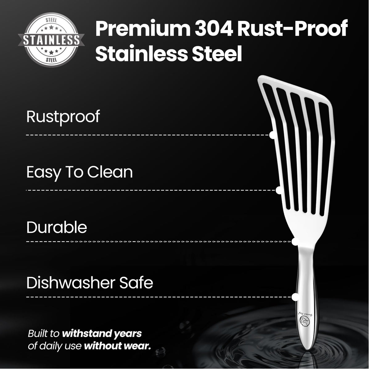 Gourmet Easy dishwasher-safe construction for easy cleanup