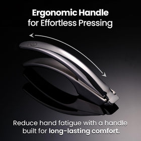 Gourmet Easy easy-clean garlic mincer can be rinsed or cleaned in the dishwasher