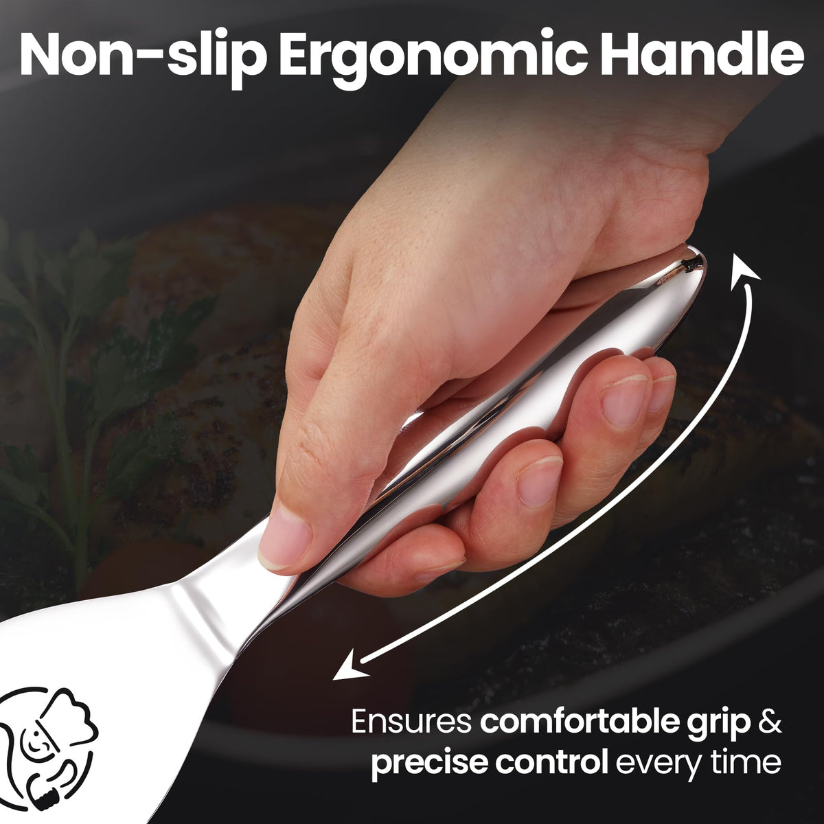 Gourmet Easy Funky Fish Edition fish-shaped cutouts for oil drainage