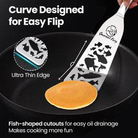 Gourmet Easy Funky Fish Edition small spatula edge for precise turning