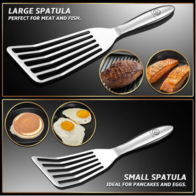 Gourmet Easy small metal spatula ideal for delicate foods