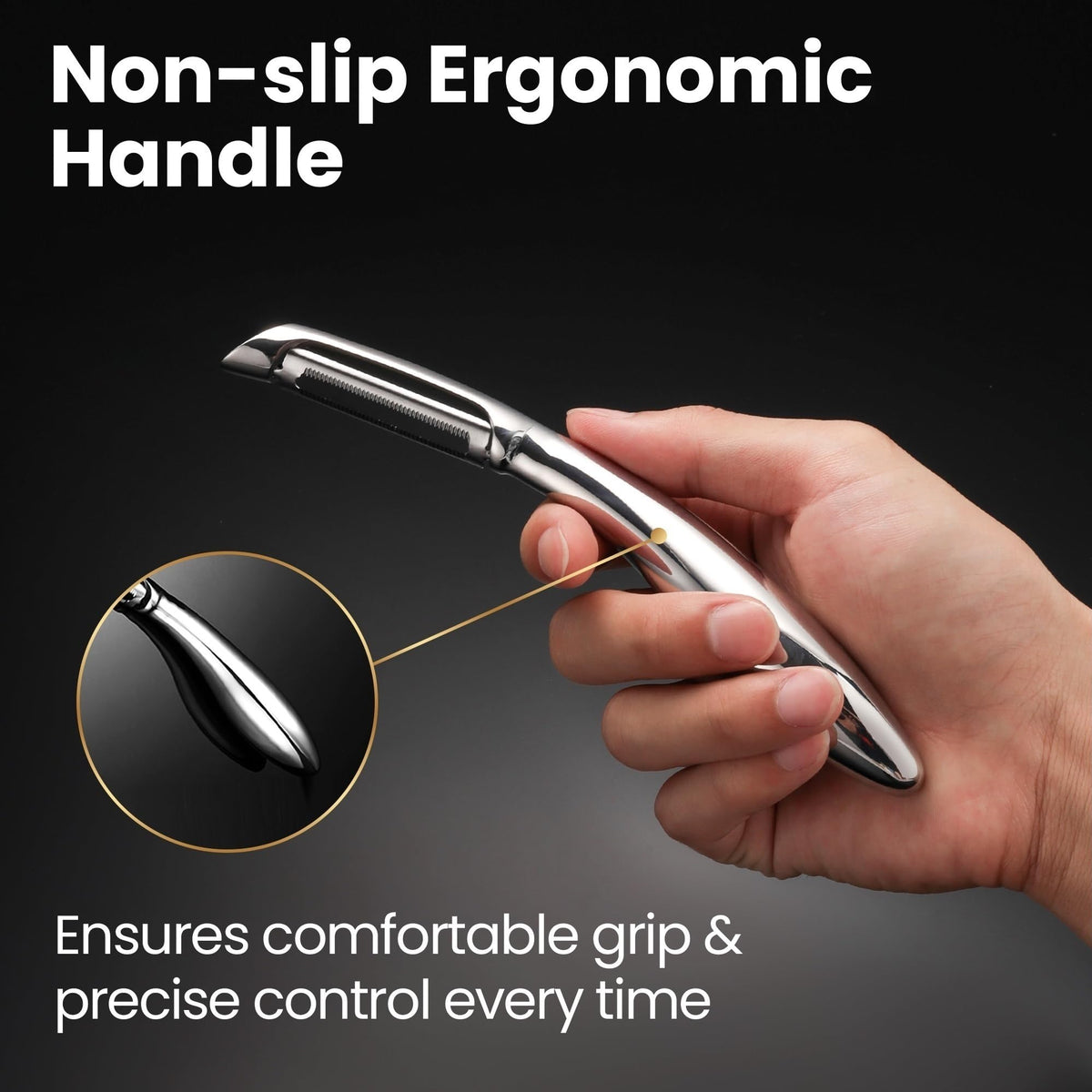 Gourmet Easy peeler suitable for left and right handed users