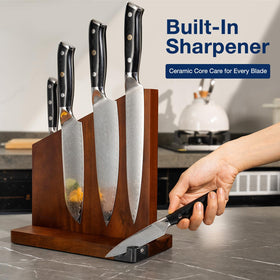 Gourmetop ready-to-use knife holder arrives assembled