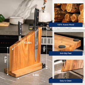 Gourmetop ready-to-use wood block for everyday kitchen prep