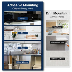 Gourmetop stylish knife rack complements modern kitchen design while saving counter space.