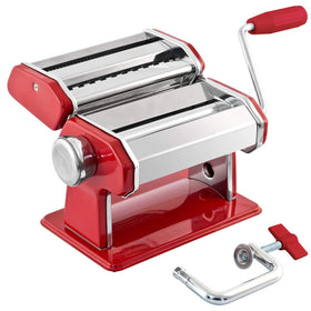 GOURMEX pasta maker front view with chrome finish for premium home pasta making.