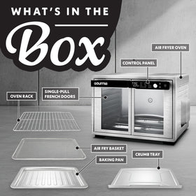 Gourmia 12 presets and digital display for quick guided cooking