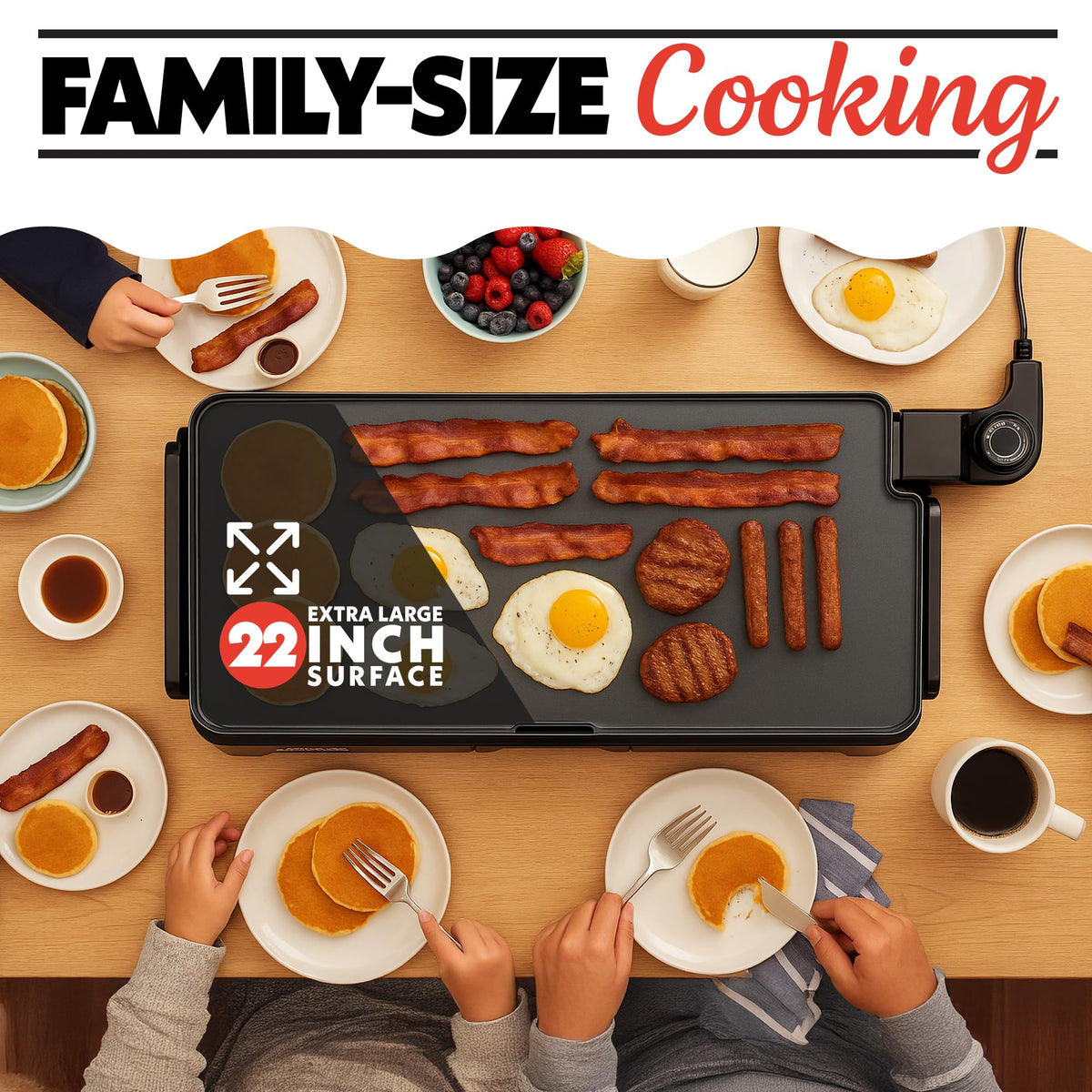 Gourmia compact storage-friendly design for small kitchens