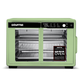 Gourmia 37-Qt French Door Air Fryer Oven front view showing large capacity
