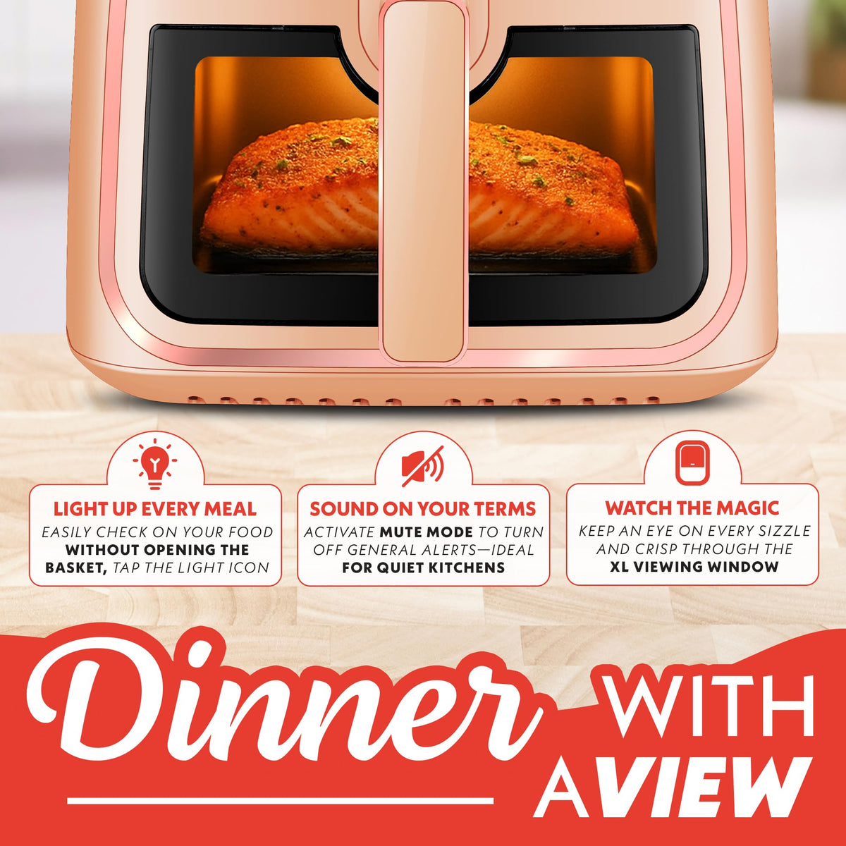Gourmia 8 qt air fryer fryforce 360 technology for even results