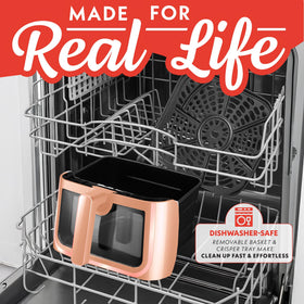 Gourmia 8 qt air fryer preheat reminders for consistent cooking