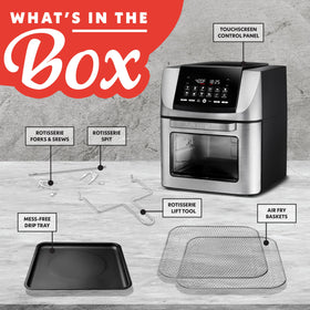Gourmia dishwasher-safe accessories for quick cleanup after meals