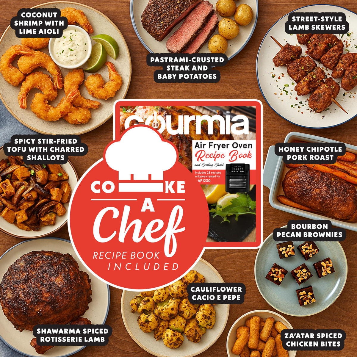 Gourmia 360 FryForce crisp technology delivering crunchy results