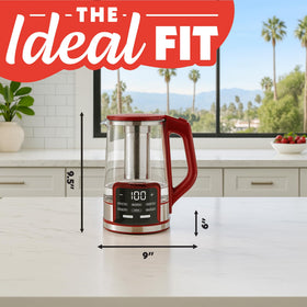 Gourmia easy-clean interior and removable infuser simplify maintenance
