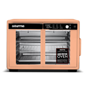 Gourmia 37-qt French Door Oven front view for family meals.
