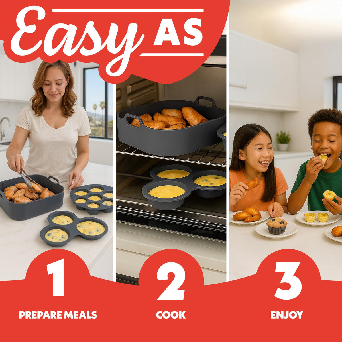Gourmia multipurpose air fryer accessories for versatile meals