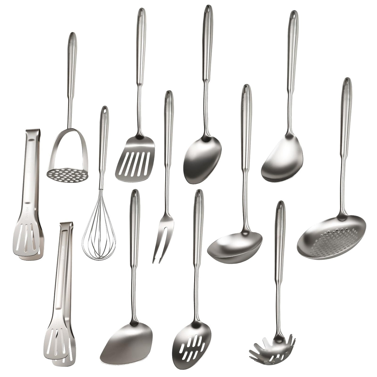 GOUSHIYUN solid turner for durable flipping and precise browning in daily cooking.