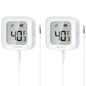 GoveeLife freezer thermometer sensor for precise fridge temperature monitoring.
